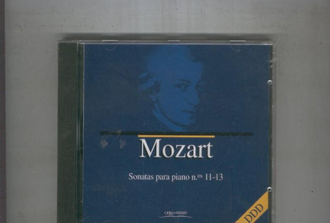 CD: MOZART sonatas para piano numeros 11 y 13
