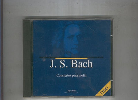 CD: JS BACH Conciertos para violin