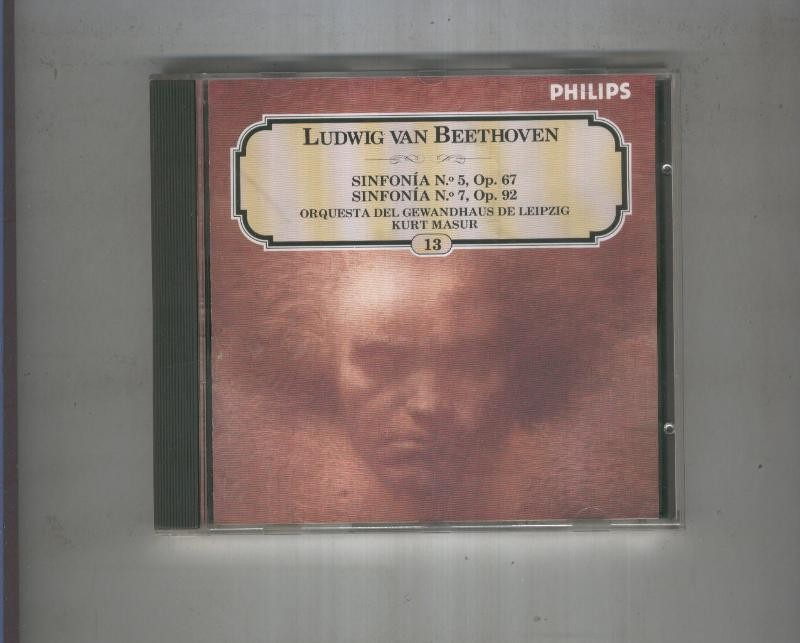 CD: BEETHOVEN Sinfonia 5 op67 y 7 op92