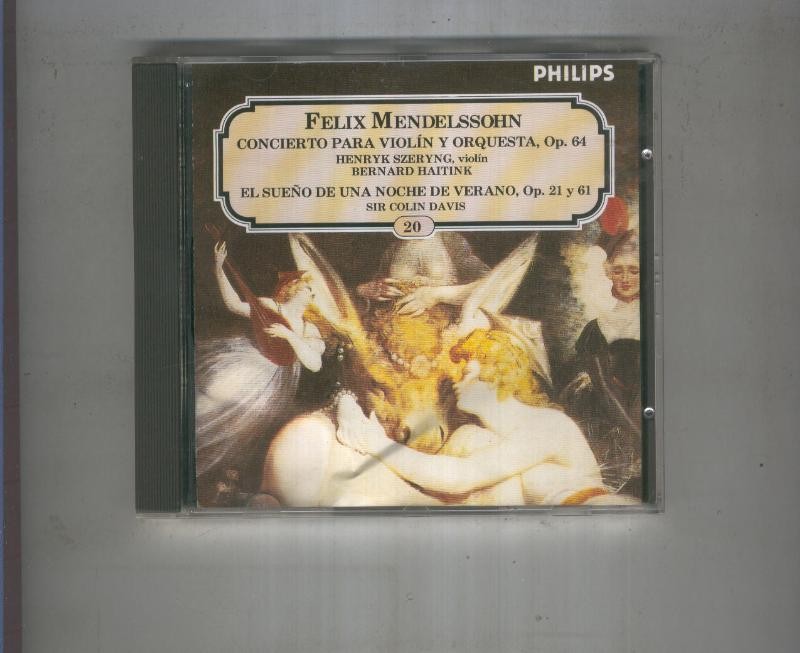 CD: MENDELSSOHN PHILIPS CLASSICS Numero 20