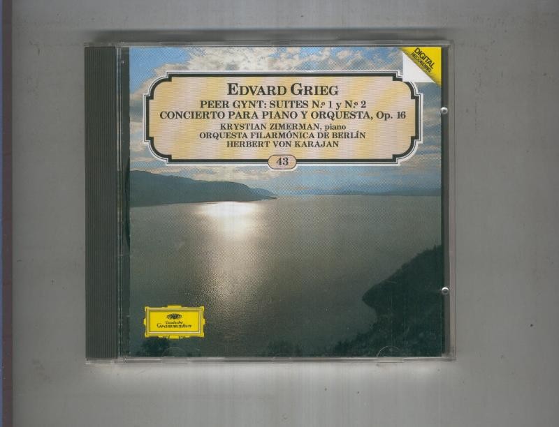 CD: GRIEG DEUTSCHE GRAMOPHON Numero 43