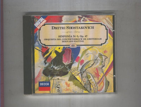 CD: Shostakovich DECCA numero 60