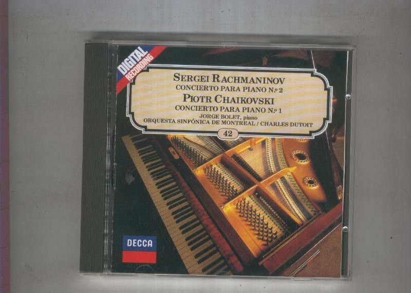 CD: RACHMANINOV y CHAIKOVSKI DECCA numero 42