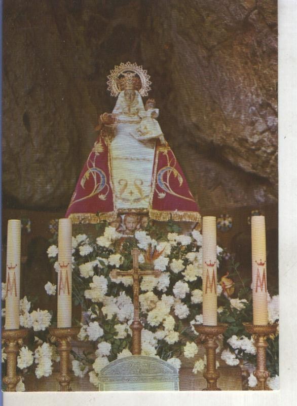 Postal 015148: Virgen de Covadonga, La Santina, Covadonga, Asturias