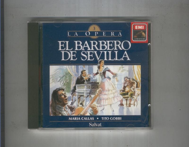 CD: EL BARBERO DE SEVILLA coleccion LA OPERA SALVAT