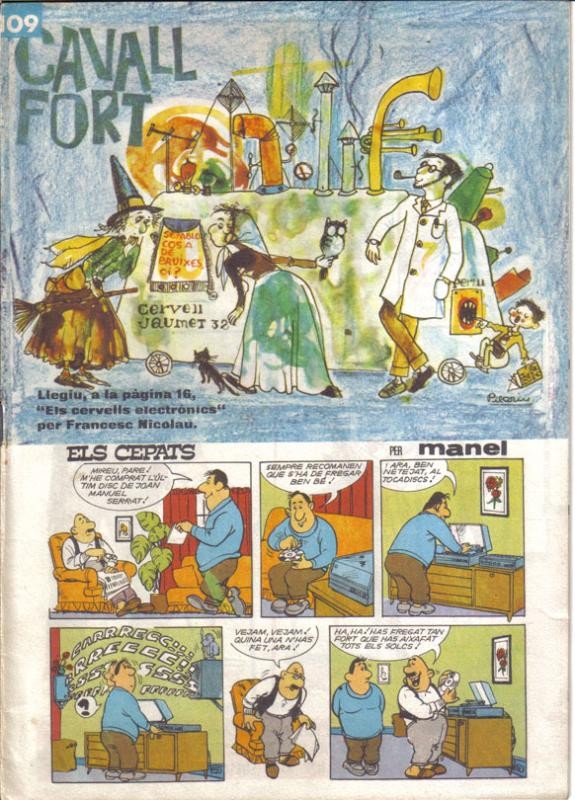 Revista Cavall Fort numero 109: Els cepats per Manel