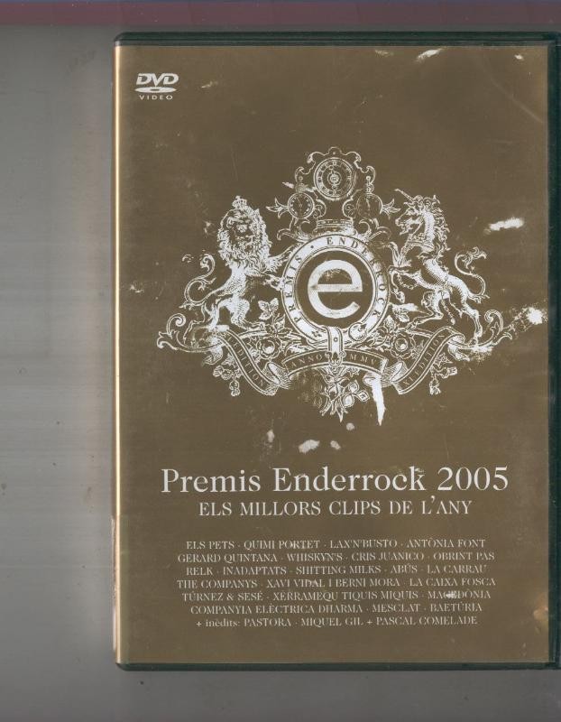 DVD: PREMIS ENDERROCK 2005 Els millors clips de lany