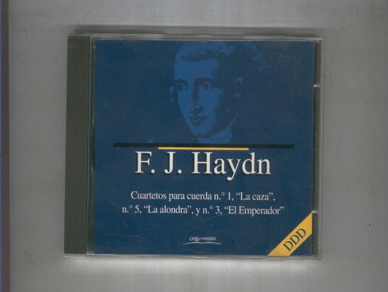 CD musica: FJ Haydn conciertos para cuerda.