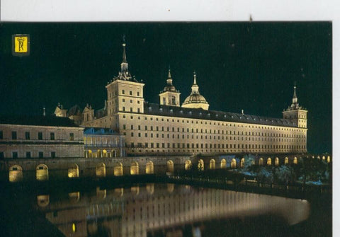 Postal 007082 : Vista nocturna de El Escorial