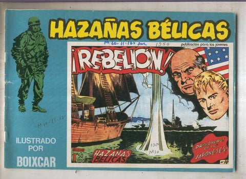 Hazañas belicas Numero 104 (numerado 01 en contraportada)