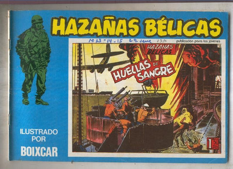 Hazañas belicas Numero 105 (numerado 01 en contraportada)