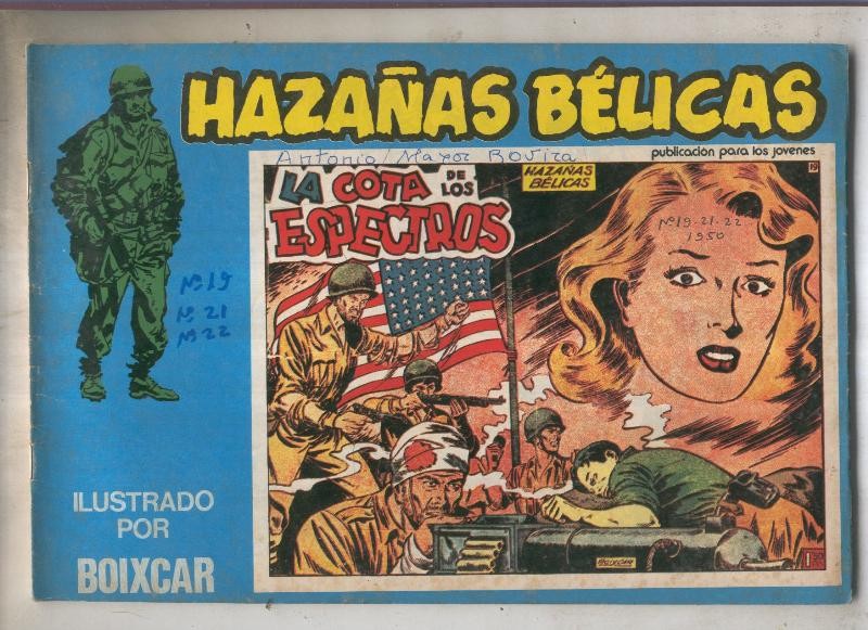Hazañas belicas Numero 107 (numerado 01 en contraportada)