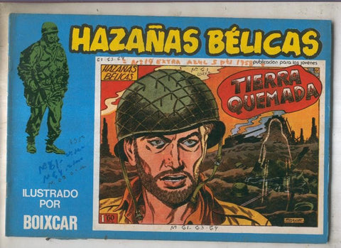 Hazañas belicas Numero 119 (numerado 01 en contraportada)