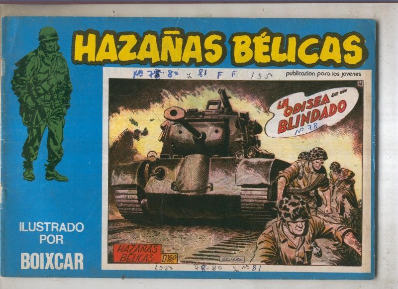 Hazañas belicas Numero 123 (numerado 01 en contraportada)