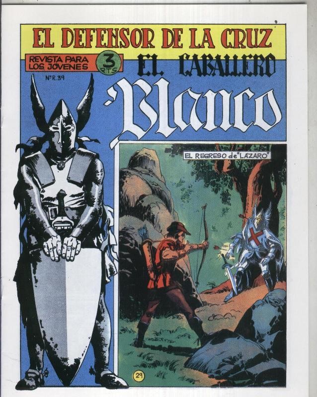 El Caballero Blanco, facsimil numero 29: El regreso de Lazaro