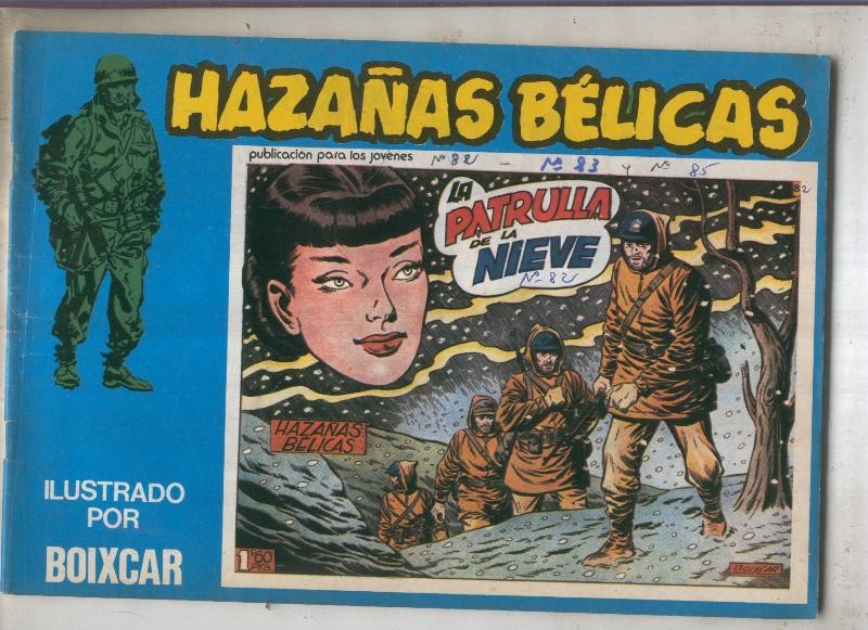 Hazañas belicas Numero 124 (numerado 01 en contraportada)