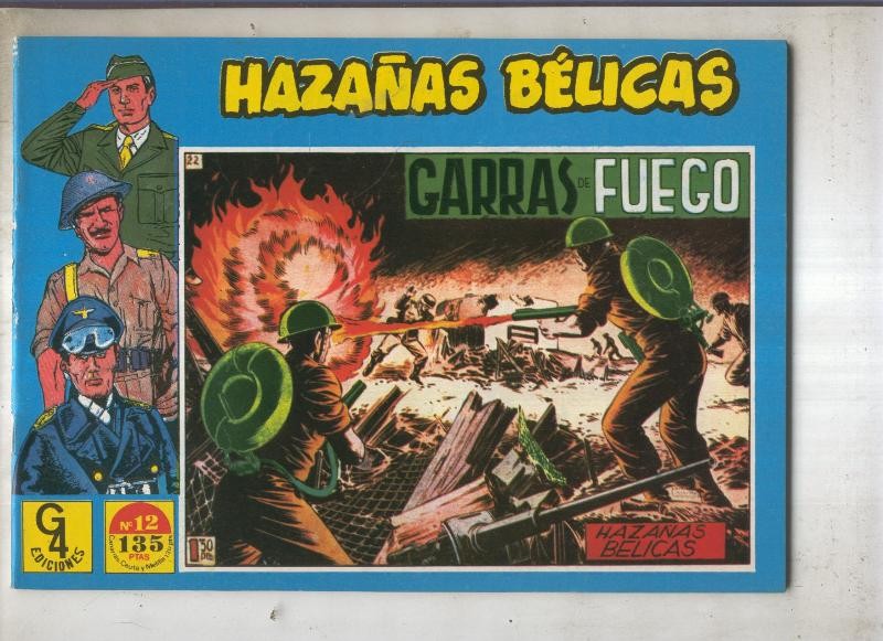Hazañas belicas numero 12 (numerado 01 en contraportada)