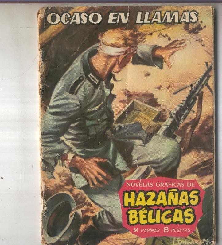 Hazañas Belicas libreta numero 14 Ocaso en llamas