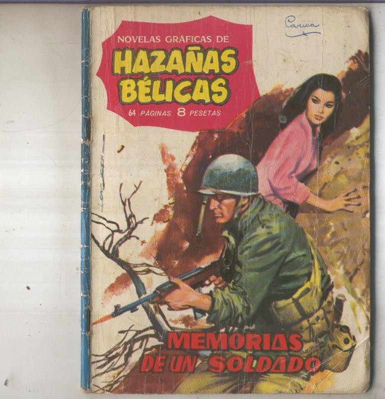 Hazañas Belicas libreta numero 21 Memorias de un soldado