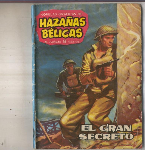 Hazañas Belicas libreta numero 22 (numerado 01 en contraportada)