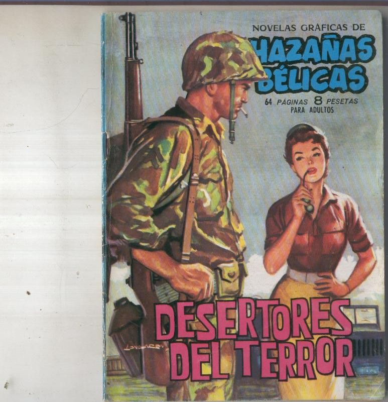 Hazañas Belicas libreta numero 49 Desertores del Terror