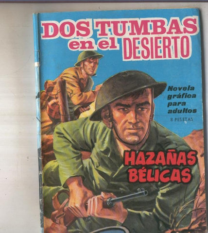 Hazañas Belicas libreta numero 107 Dos tumbas en el desierto