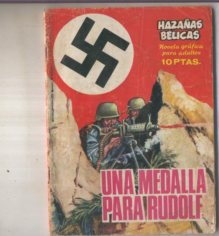 Hazañas Belicas libreta numero 127 Una medalla para Rudolf