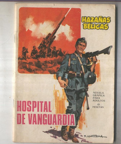 Hazañas Belicas libreta numero 155 Hospital de vanguardia