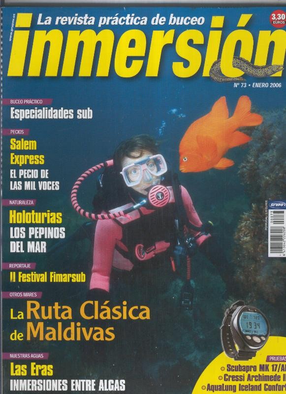 La revista practica del buceo: INMERSION numero 073
