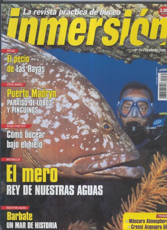La revista practica del buceo: INMERSION numero 074