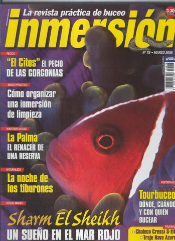 La revista practica del buceo: INMERSION numero 075