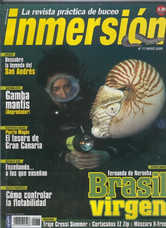 La revista practica del buceo: INMERSION numero 077