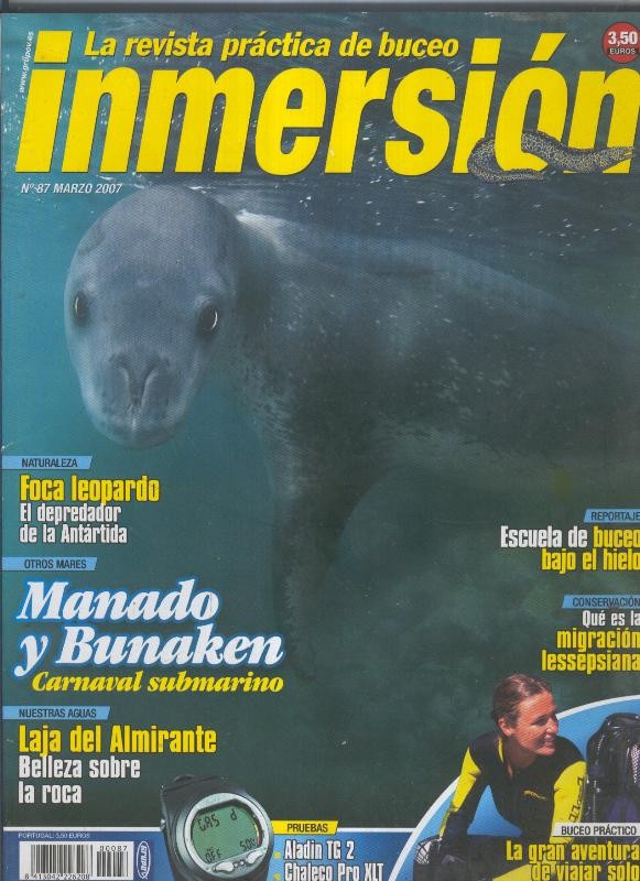 La revista practica del buceo: INMERSION numero 087