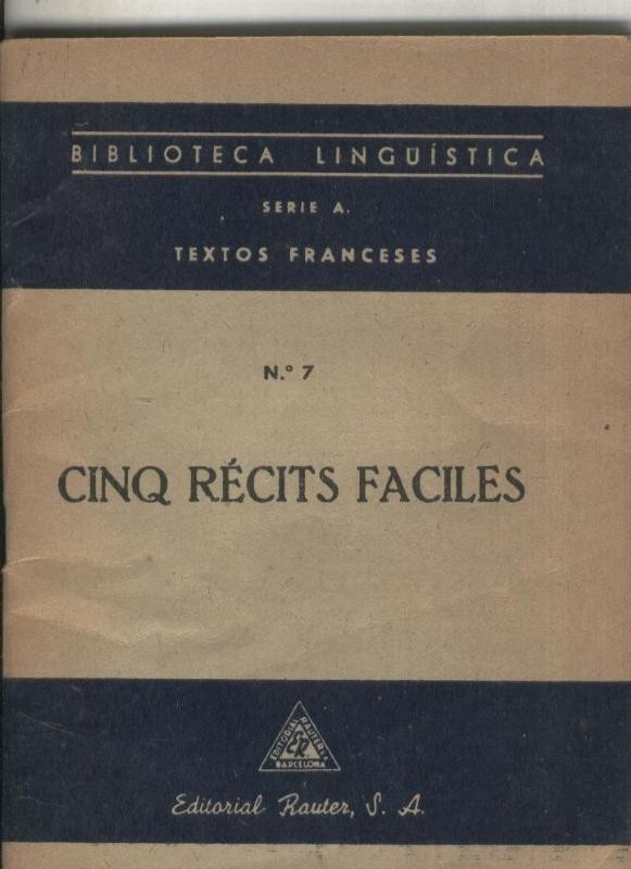Cinq recits faciles