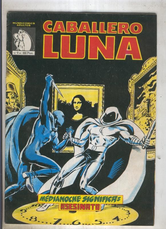 Caballero Luna Mundicomic numero 02 (numerado 02 en contraportada)