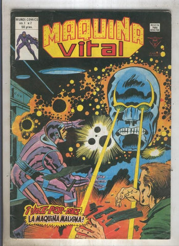 MAQUINA VITAL Mundicomic numero 02 (numerado 01 en contraportada) 