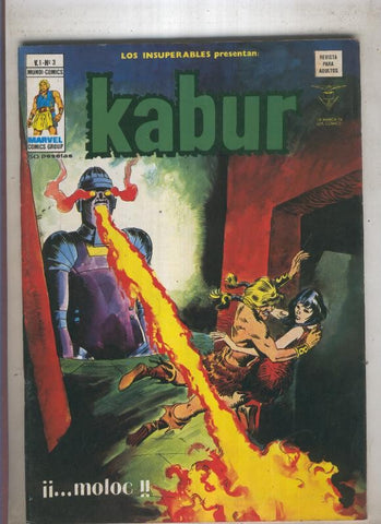 LOS INSUPERABLES numero 03: KABUR  (numerado 02 en contraportada)