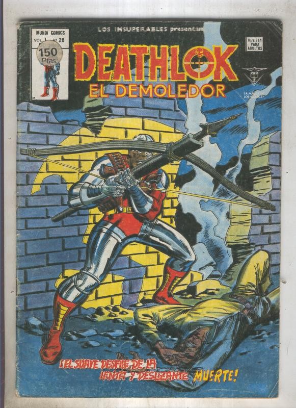 LOS INSUPERABLES numero 28: DEATHLOK (numerado 01 en contraportada)