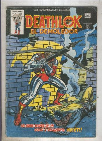 LOS INSUPERABLES numero 28: DEATHLOK (numerado 01 en contraportada)
