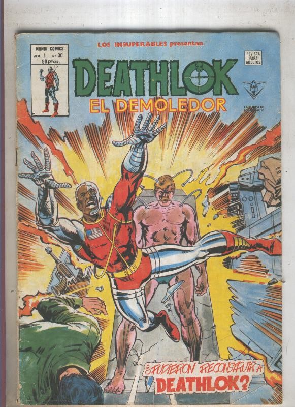LOS INSUPERABLES numero 30: DEATHLOK (numerado 01 en contraportada)