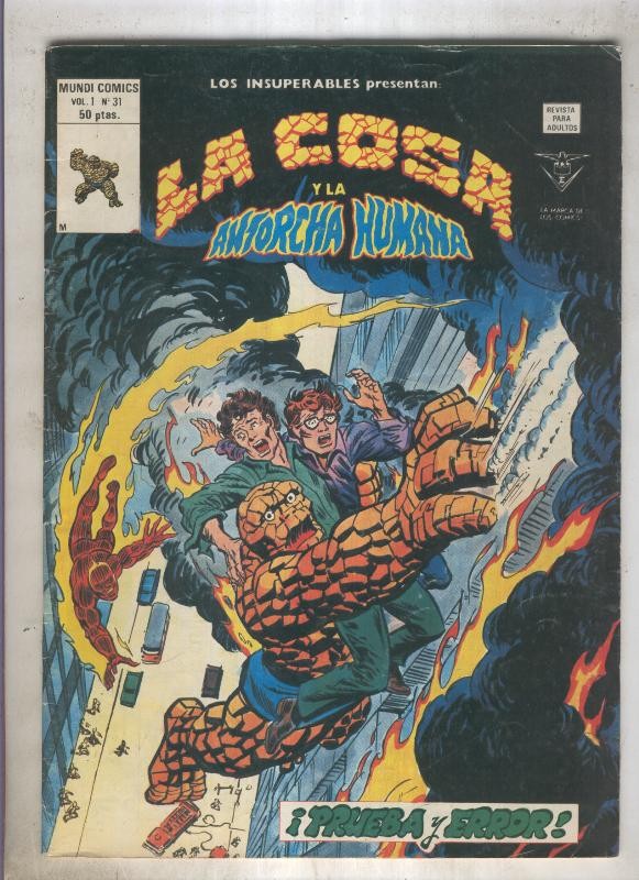 LOS INSUPERABLES numero 31 (numerado 01 en contraportada)
