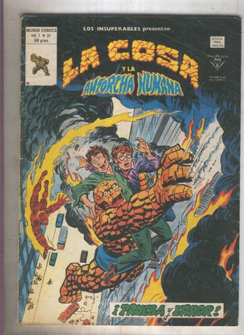 LOS INSUPERABLES numero 31 (numerado 03 en contraportada)
