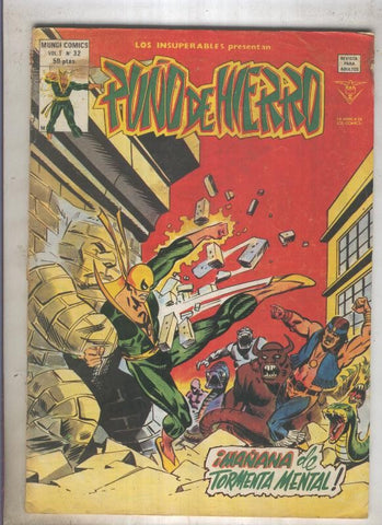LOS INSUPERABLES numero 32: Puño de hierro (numerado 01 en contraportada)