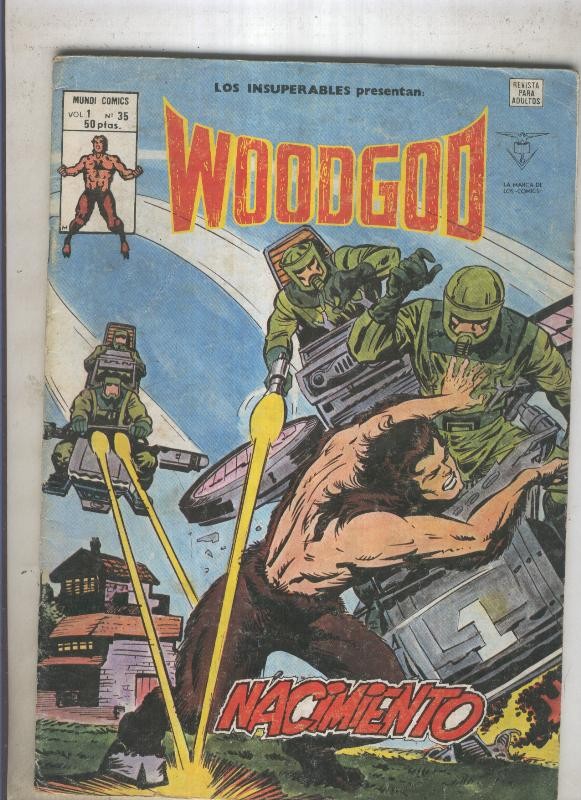 LOS INSUPERABLES numero 35: WOODGOD