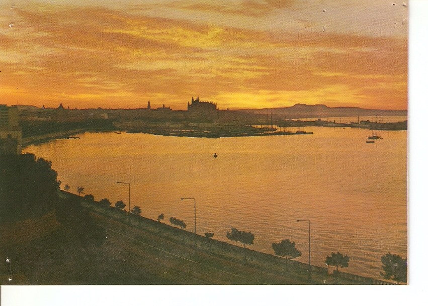Postal 029410 : Mallorca (Baleares España. Palma - Amanecer en el Puerto