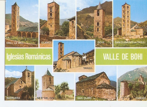 Postal 029411 : Valle de Bohi (Lerida) Iglesias Romanicas