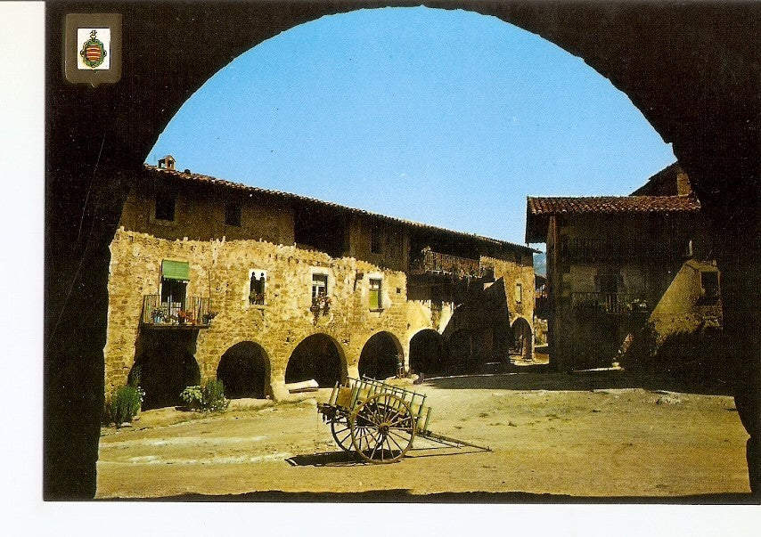 Postal 029435 : Santa Pau (Girona) Portico