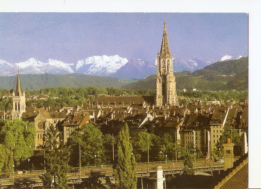 Postal 029453 : Schweiz Suisse Svizzera Switzerland Berne and the Alps