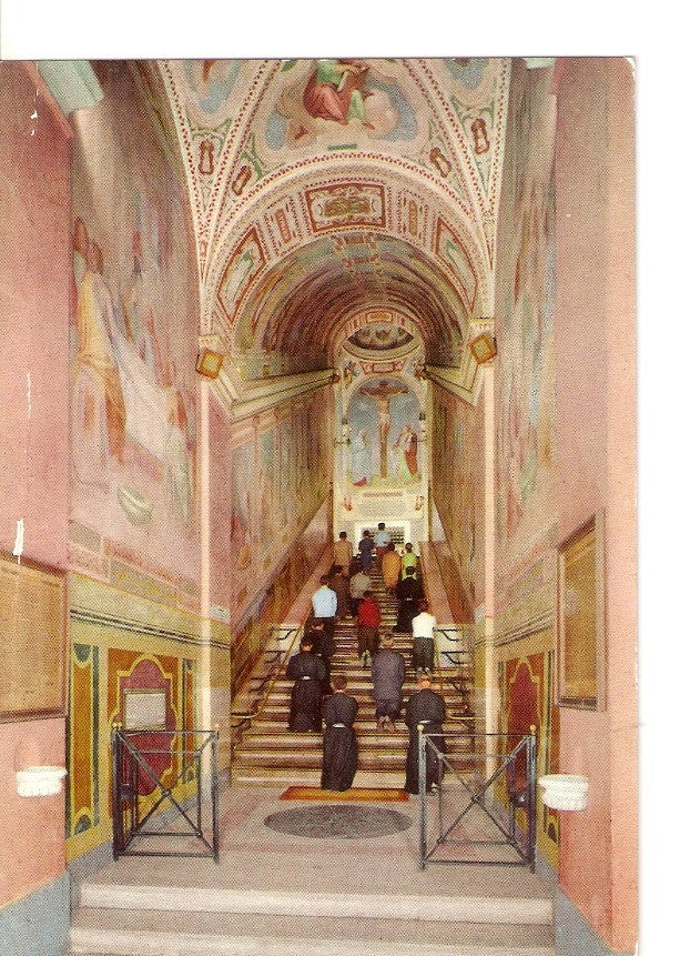 Postal 029457 : Roma La Scala Santa