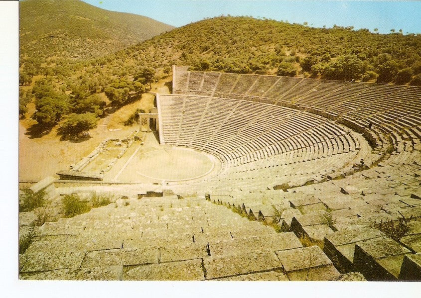Postal 029459 : Epidaure vue du Theâtre